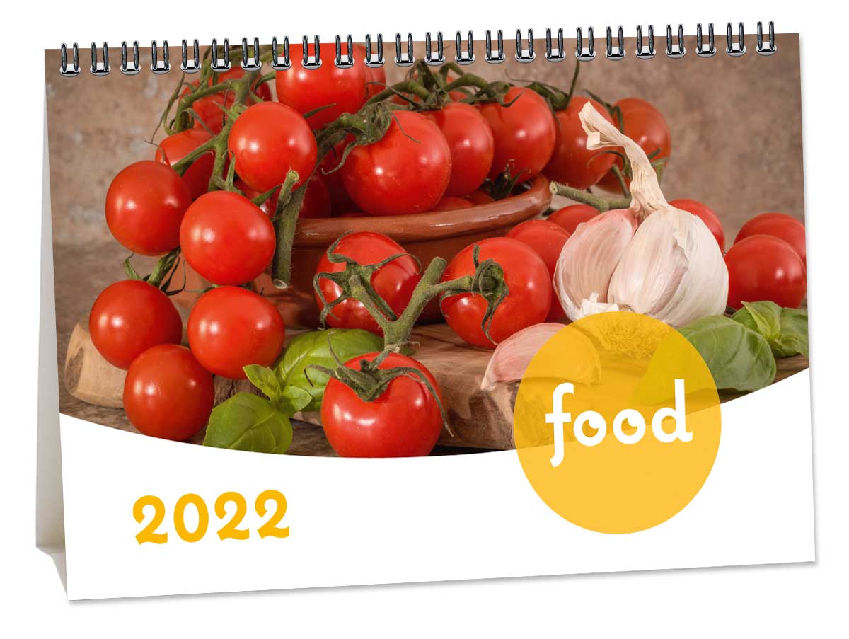 A5 Bureaukalender Food 2022 A5 Bureaukalender Food 2022