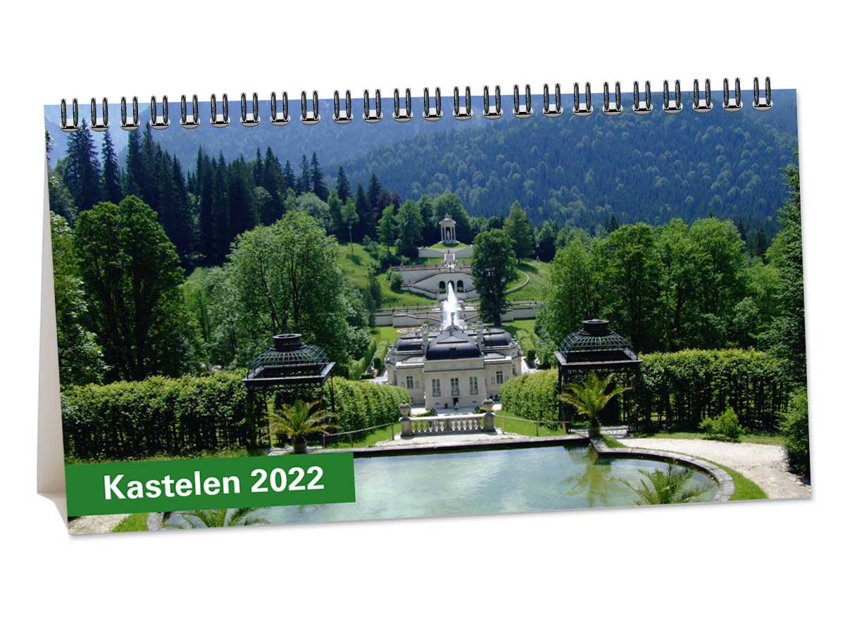 A5 Bureaukalender Kastelen 2022 A5 Bureaukalender Kastelen 2022