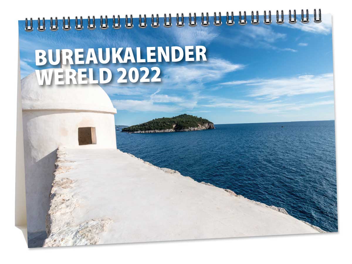 A5 Bureaukalender Wereld 2022