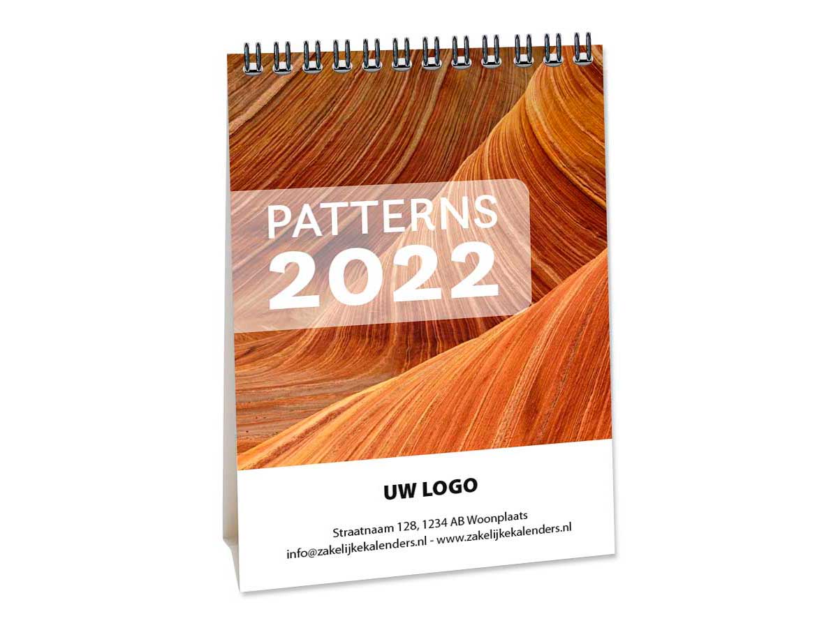 A6 Bureaukalender Patterns 2022