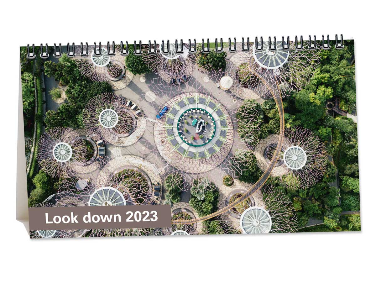 A5 Bureaukalender Look Down 2023