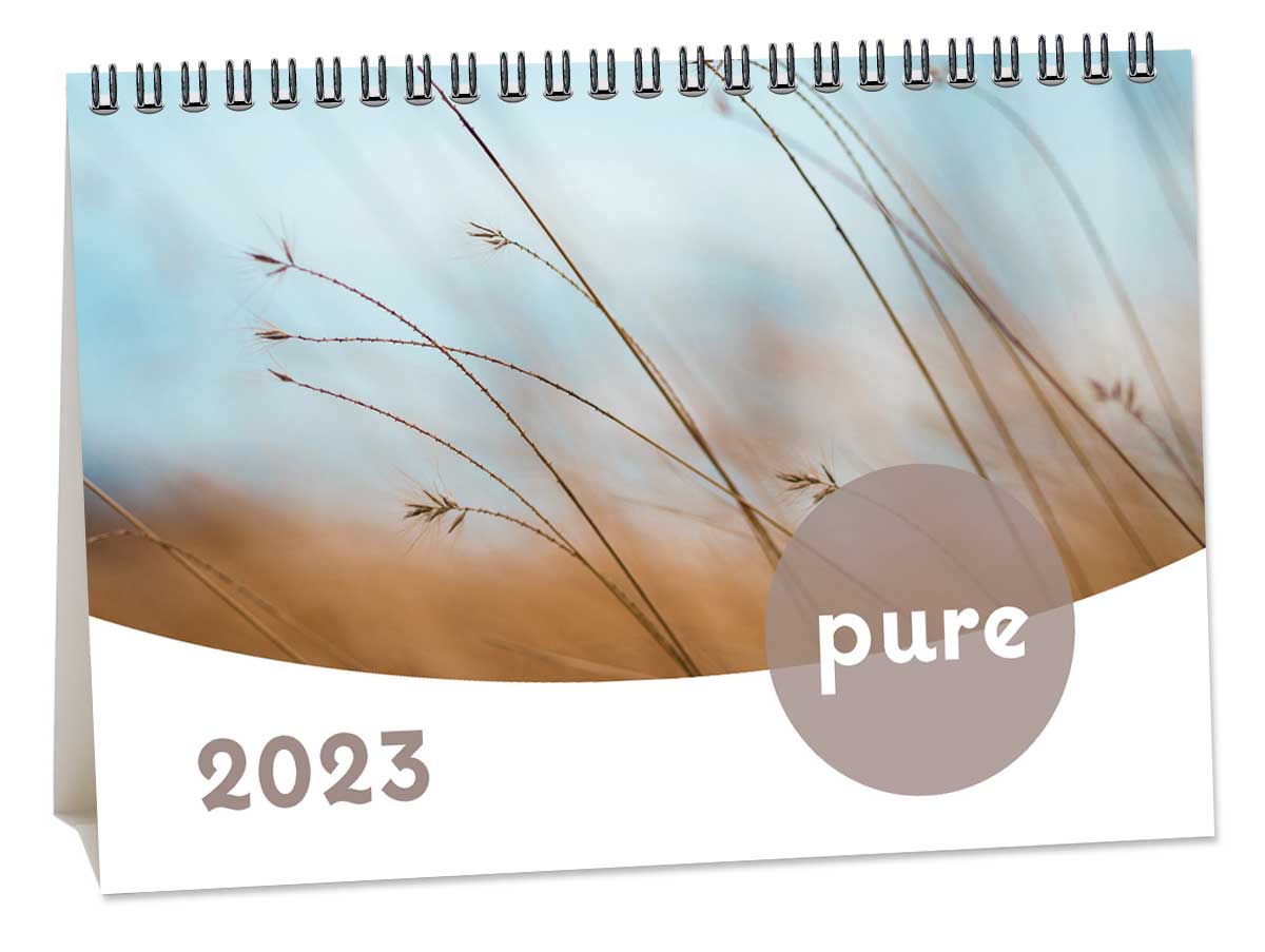 A5 Bureaukalender Pure 2023