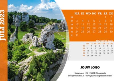 A5 Bureaukalender Tour of Europe 2023