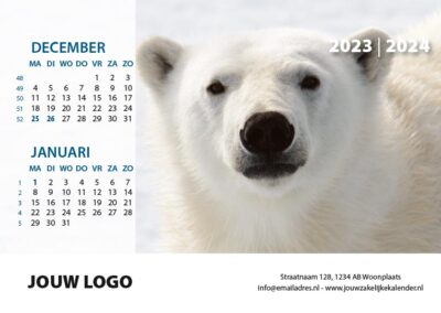 A6 Bureaukalender Beestenboel 2023