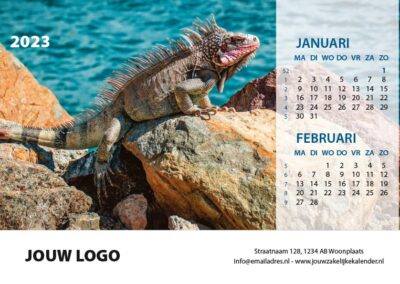 A6 Bureaukalender Beestenboel 2023