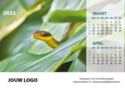 A6 Bureaukalender Beestenboel 2023