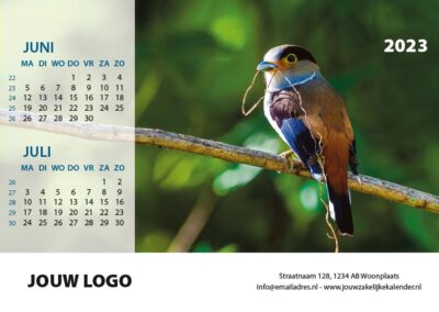 A6 Bureaukalender Beestenboel 2023