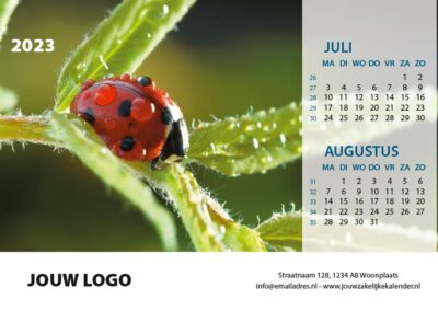 A6 Bureaukalender Beestenboel 2023