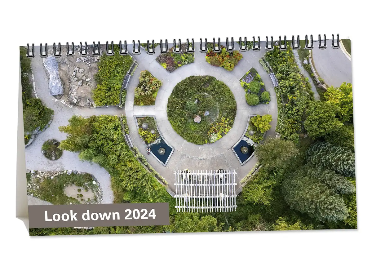 A5 Bureaukalender Look Down 2024