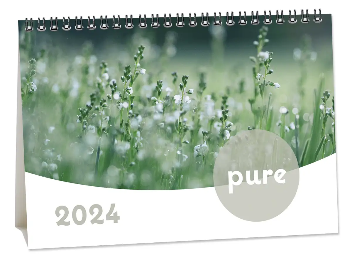 A5 Bureaukalender Pure 2024