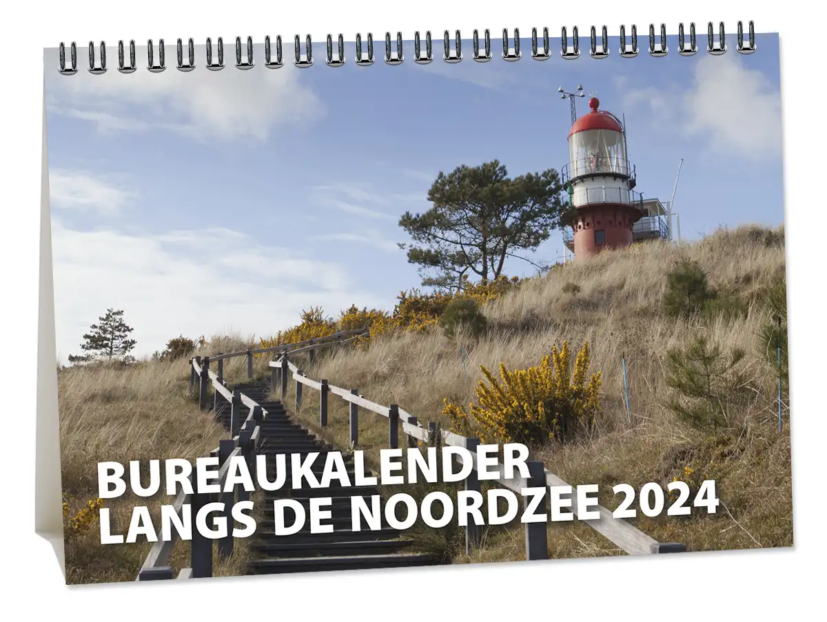 A5 Bureaukalender Langs de Noordzee 2024