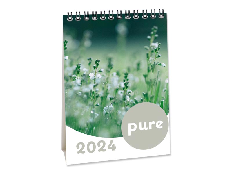 A6 kalender logo Pure 2023