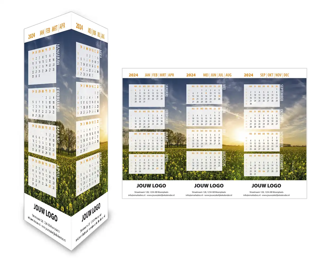 Driehoek kalender 2024 Driehoek kalender 2024