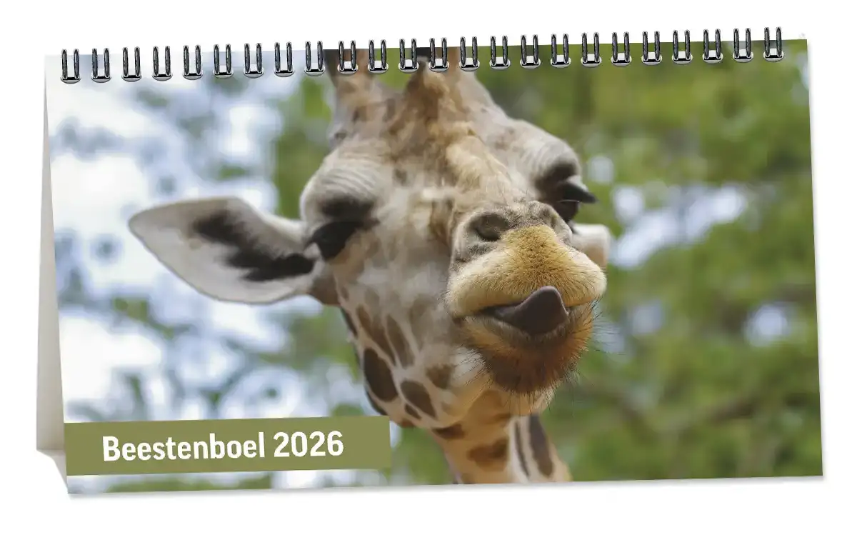 A5 Bureaukalender Beestenboel 2026