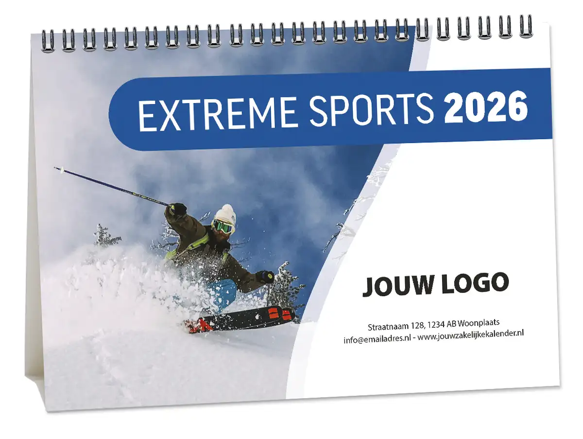 A5 Bureaukalender Extreme Sports 2026 A5 Bureaukalender Extreme Sports 2026