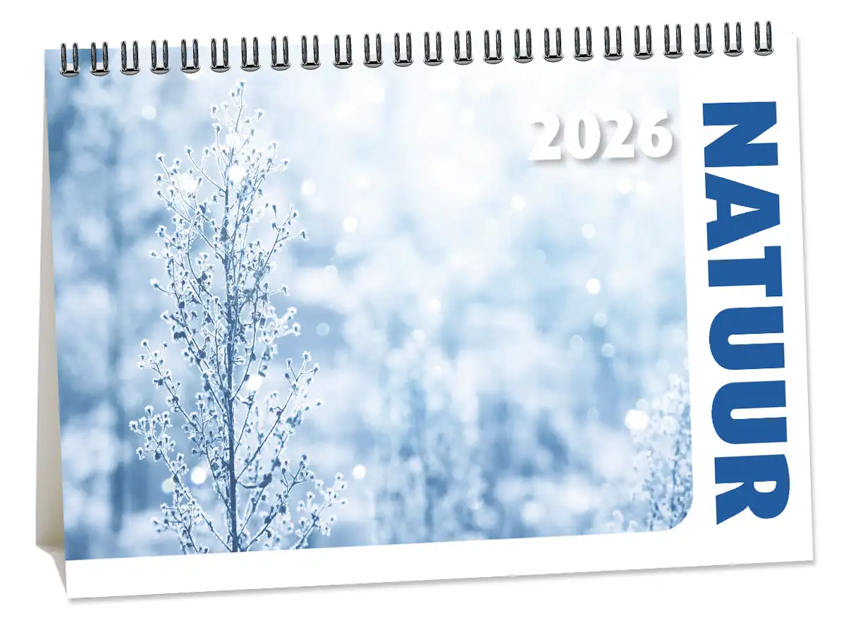 A5-Bureaukalender-2026-Natuur A5 Bureaukalender Natuur 2026