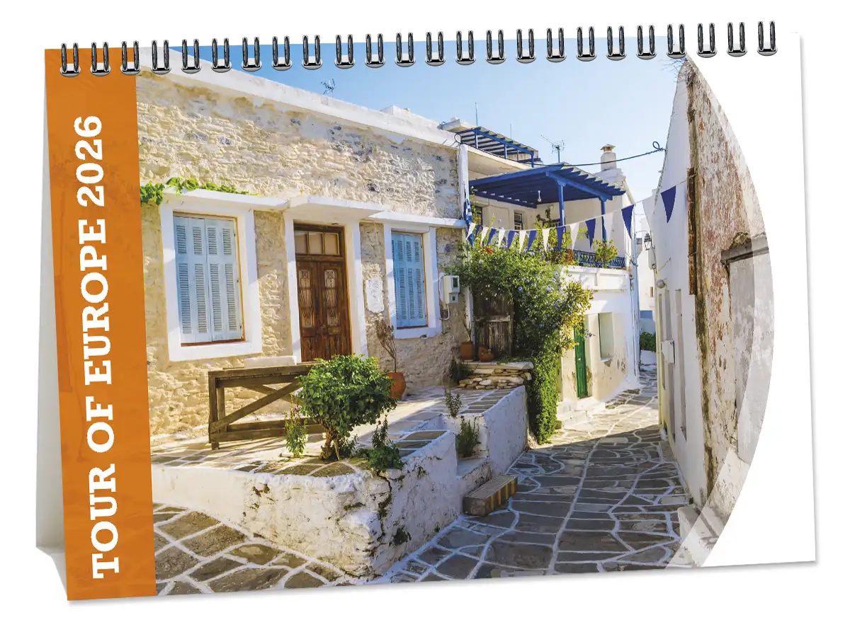A5 Bureaukalender TourOfEurope 2026 A5 Bureaukalender TourOfEurope 2026