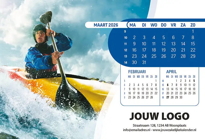 A5 Bureaukalender Extreme Sports 2026