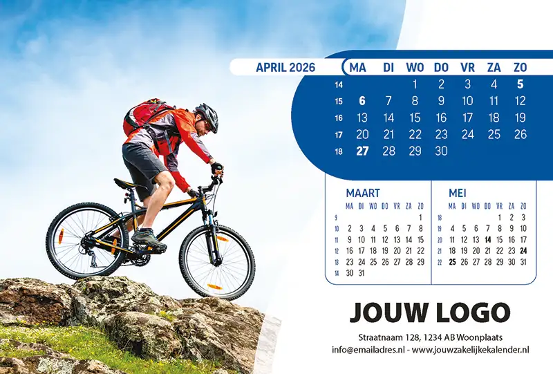 A5 Bureaukalender Extreme Sports 2026