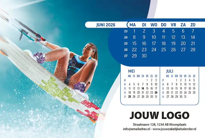 A5 Bureaukalender Extreme Sports 2026