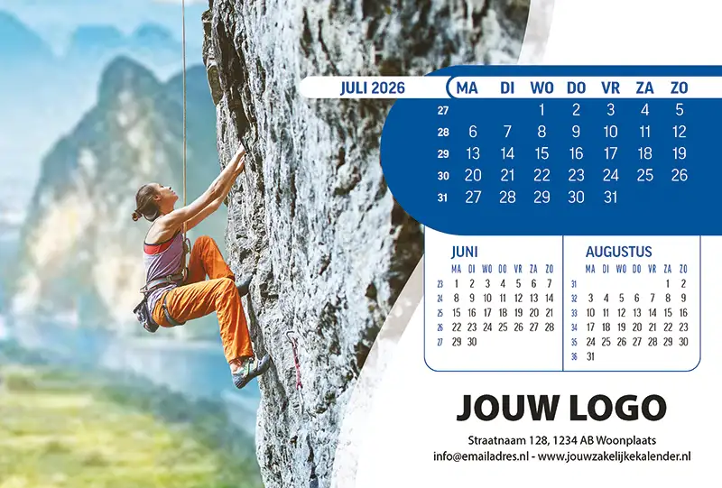 A5 Bureaukalender Extreme Sports 2026
