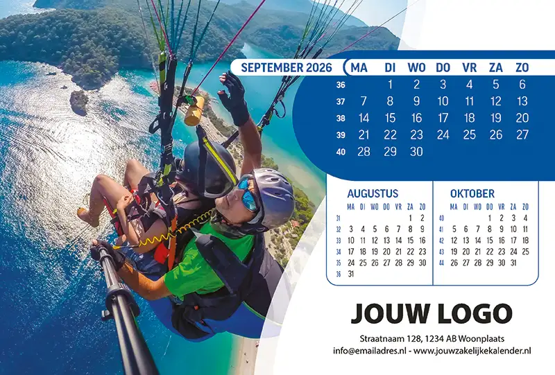 A5 Bureaukalender Extreme Sports 2026
