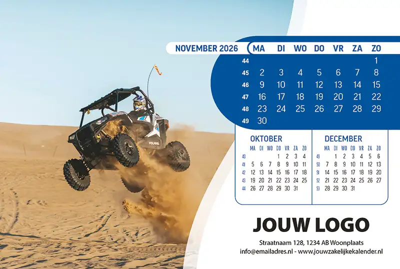 A5 Bureaukalender Extreme Sports 2026
