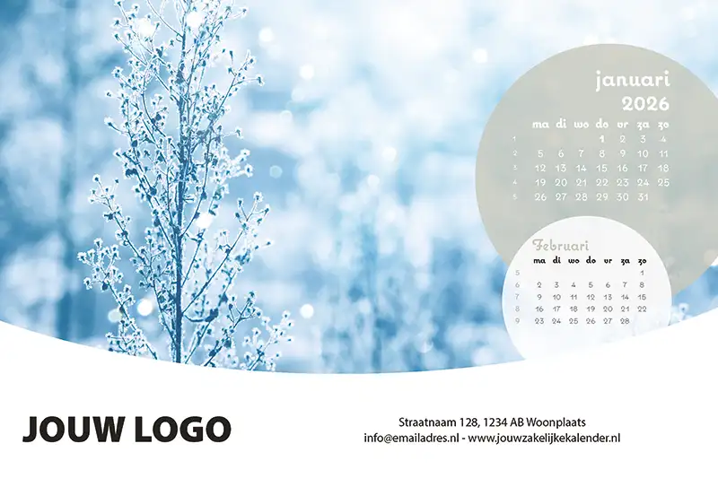 A5 Bureaukalender Pure 2026