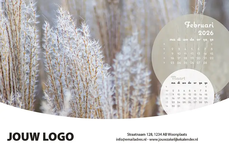 A5 Bureaukalender Pure 2026
