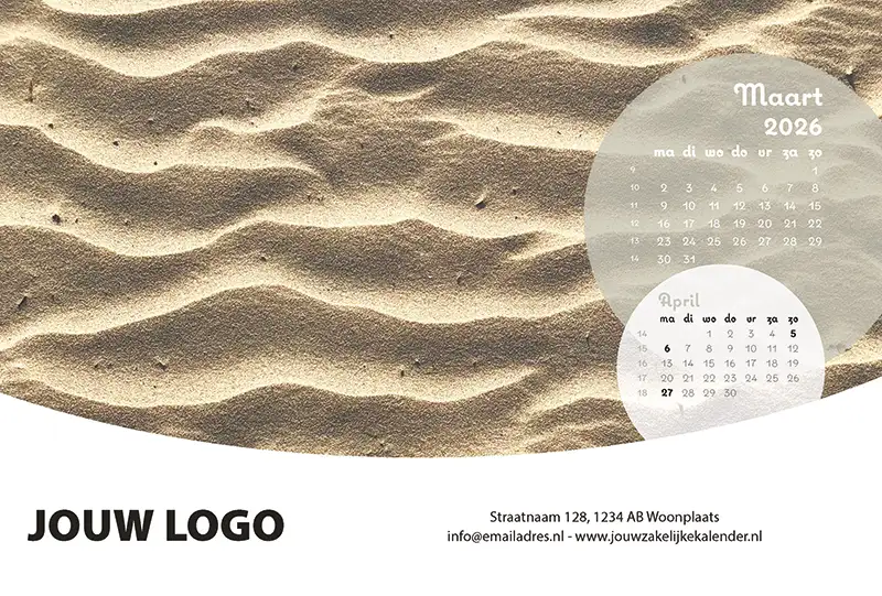 A5 Bureaukalender Pure 2026