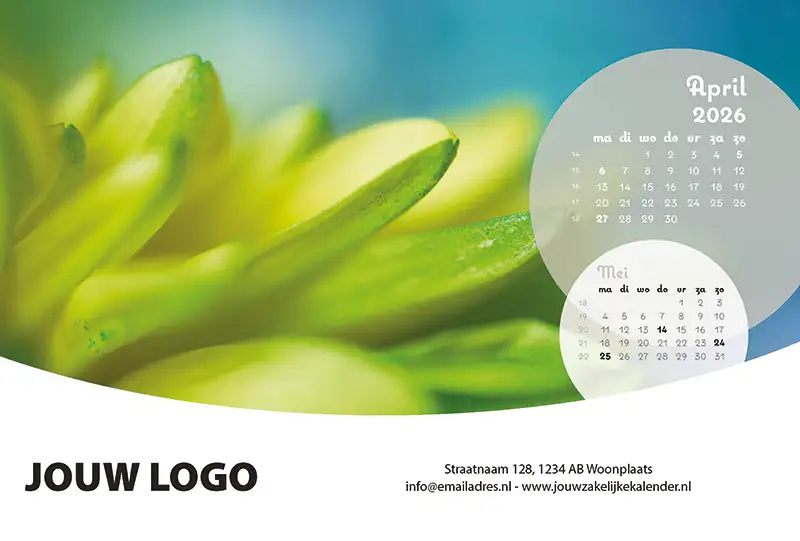 A5 Bureaukalender Pure 2026