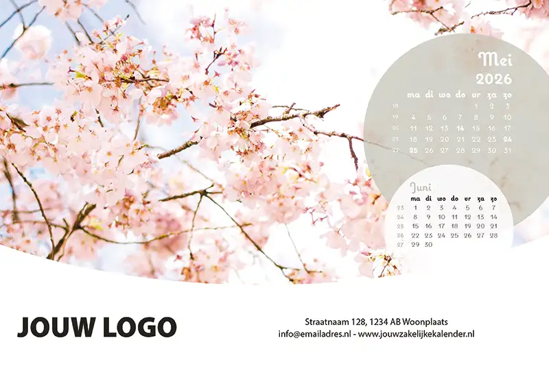 A5 Bureaukalender Pure 2026