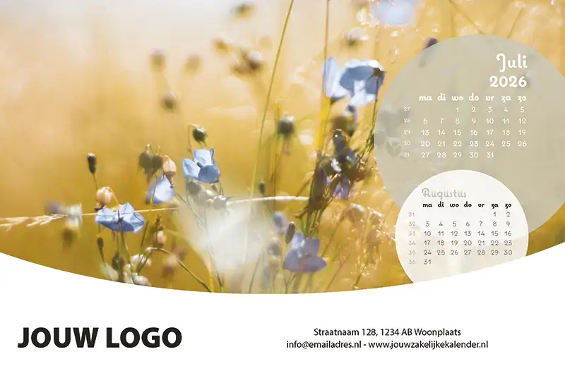 A5 Bureaukalender Pure 2026