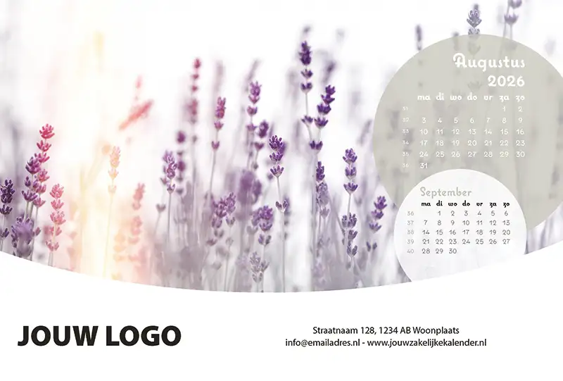 A5 Bureaukalender Pure 2026