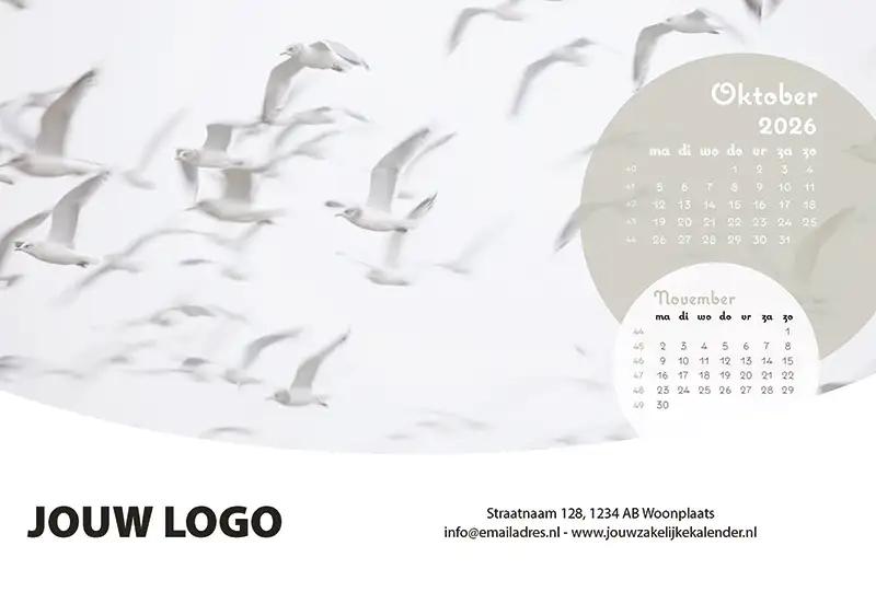A5 Bureaukalender Pure 2026