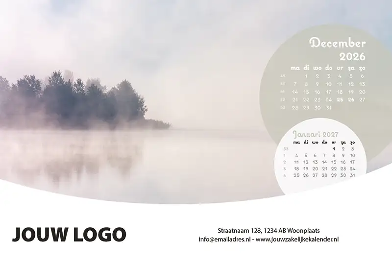 A5 Bureaukalender Pure 2026