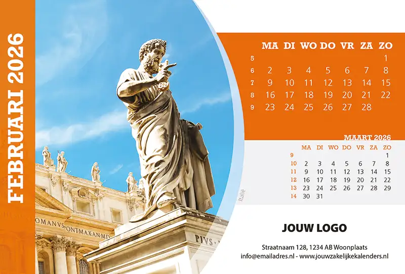 A5 Bureaukalender TourOfEurope 2026