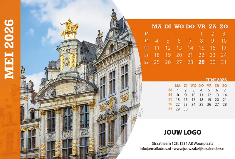 A5 Bureaukalender TourOfEurope 2026