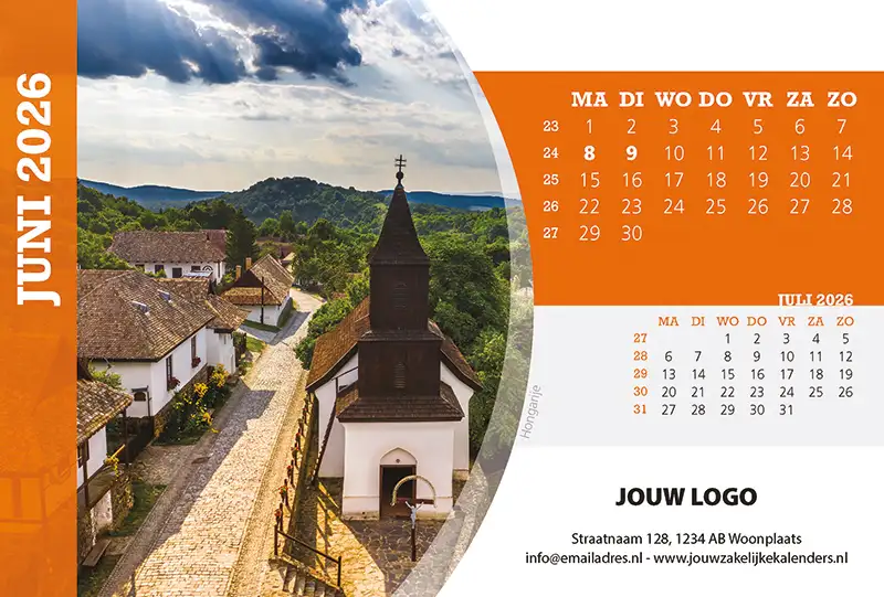A5 Bureaukalender TourOfEurope 2026