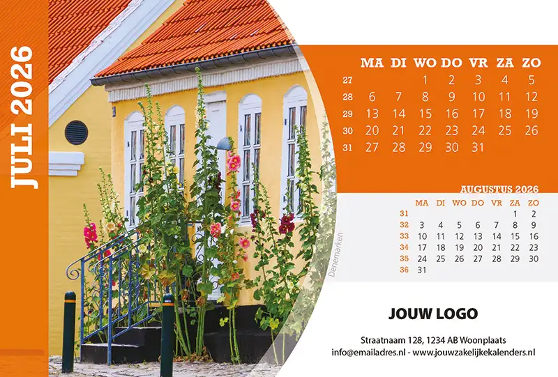 A5 Bureaukalender TourOfEurope 2026