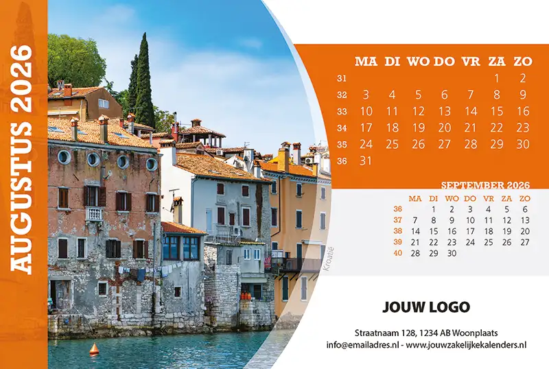 A5 Bureaukalender TourOfEurope 2026